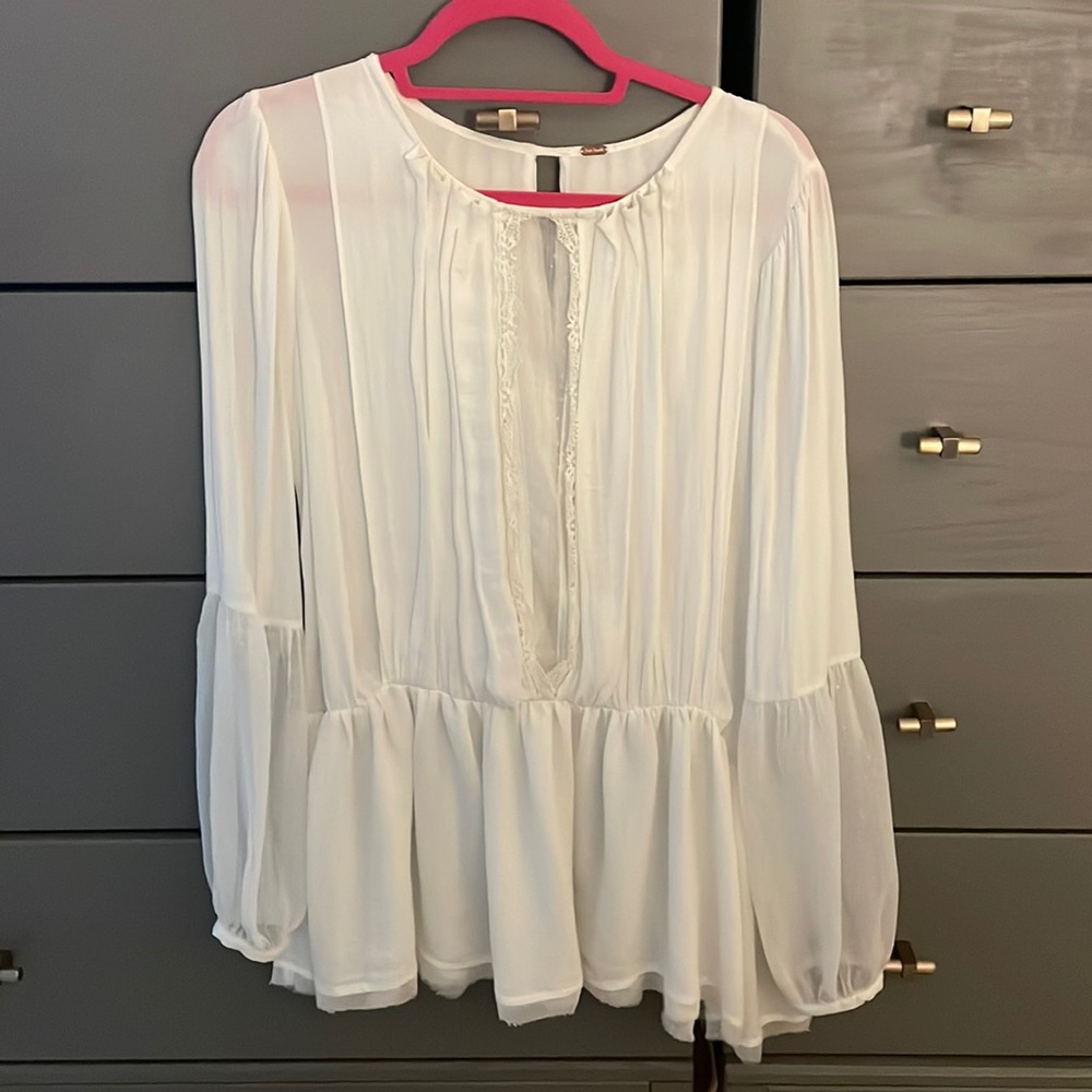 Easy breezy peasant top